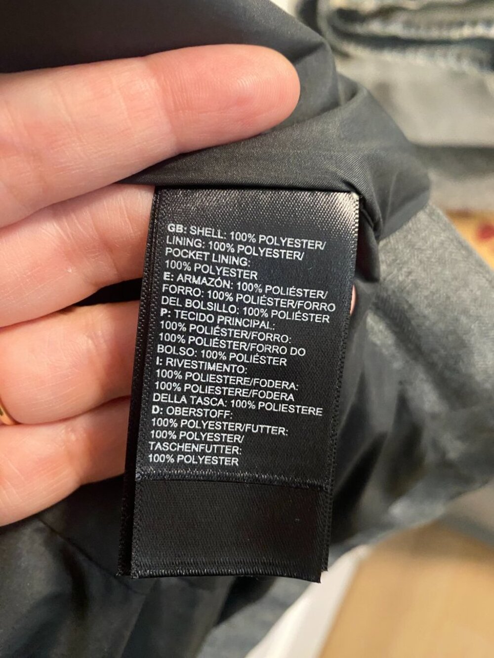 The North Face Laney Ii Trench Raincoat size Large Grey - Picture 8 of 12